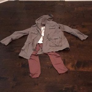 EEUC! Grey safari jacket!!!